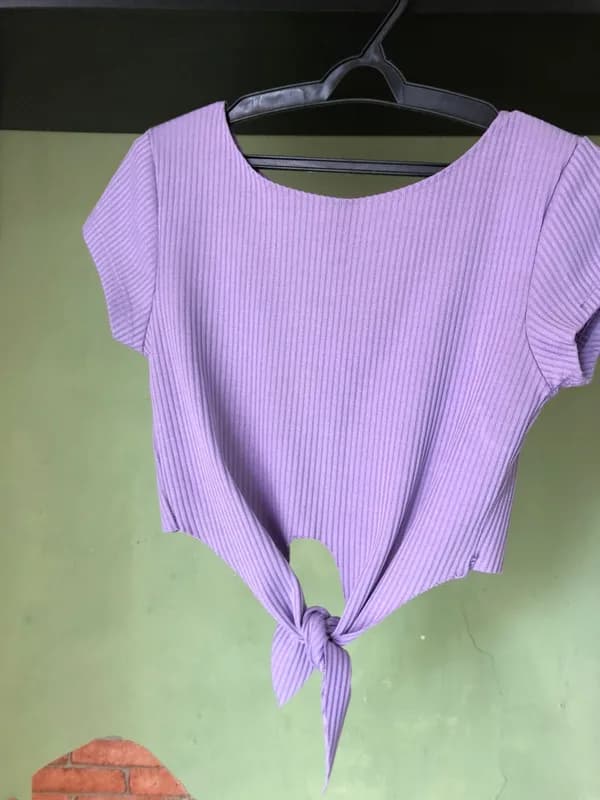 Cropped lilás - foto 2