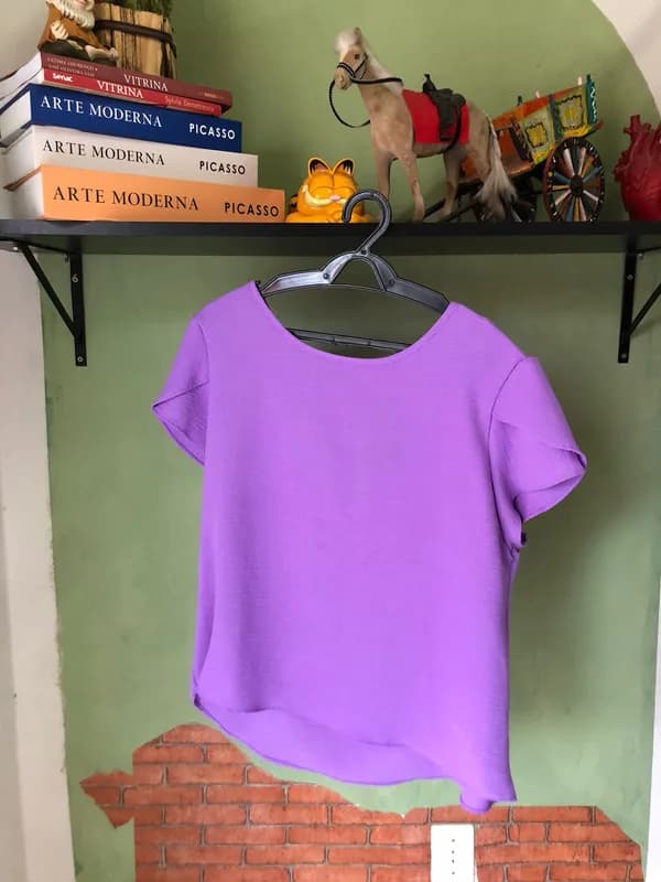Blusa lilás - foto 1