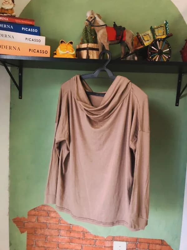♡ Blusa de frio marrom - foto 1