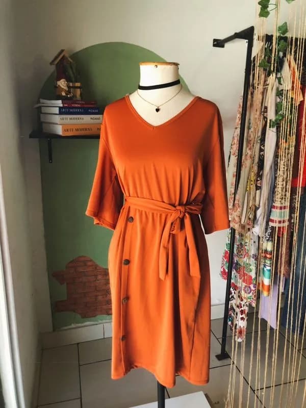 ♡ Vestido terrcota - foto 1