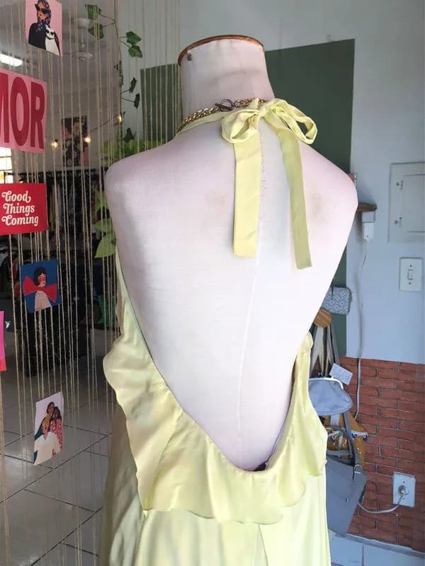 ♡ Vestido amarelo Animale - foto 3