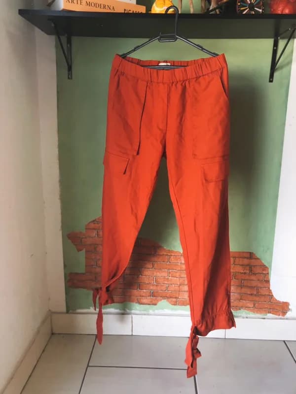 ♡ Calça terracota em linho
