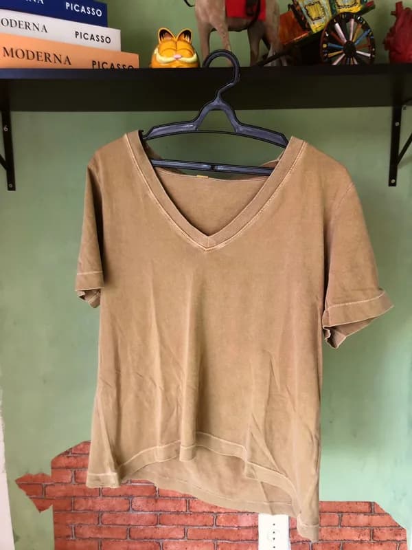 ♡ T-shirt ocre - foto 1