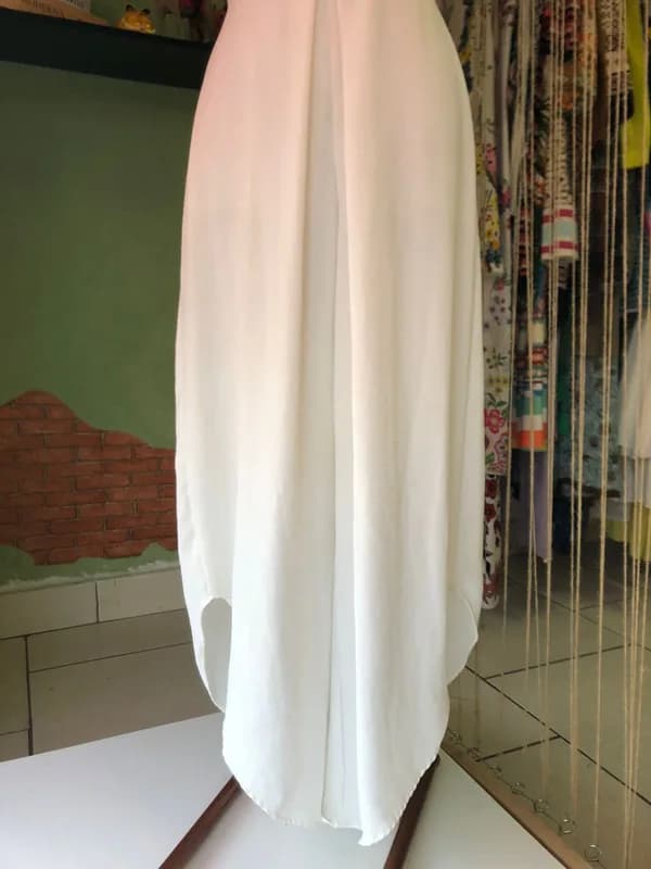 Macacão branco longo  - foto 5
