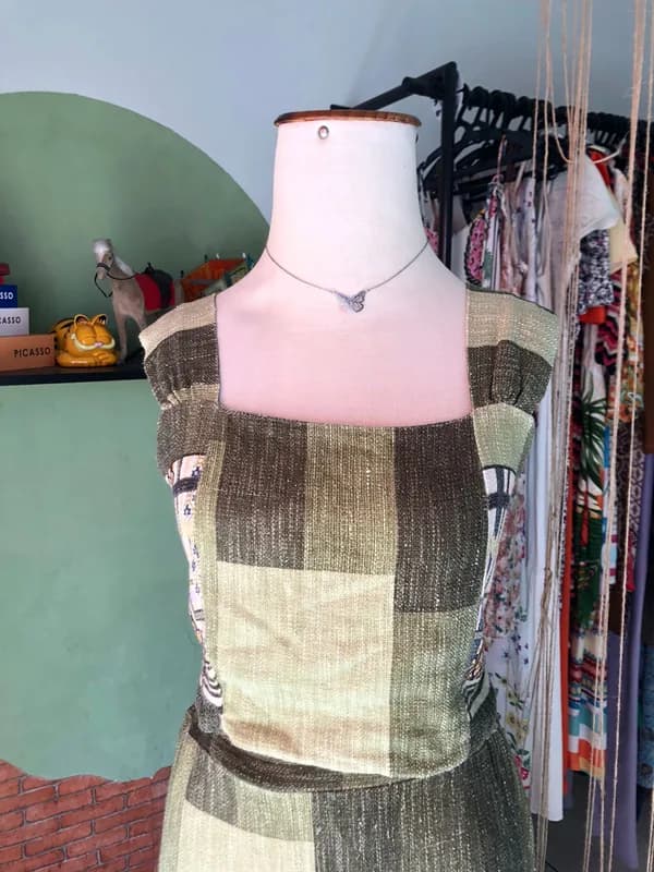 ♡ Conjunto verde em linho 