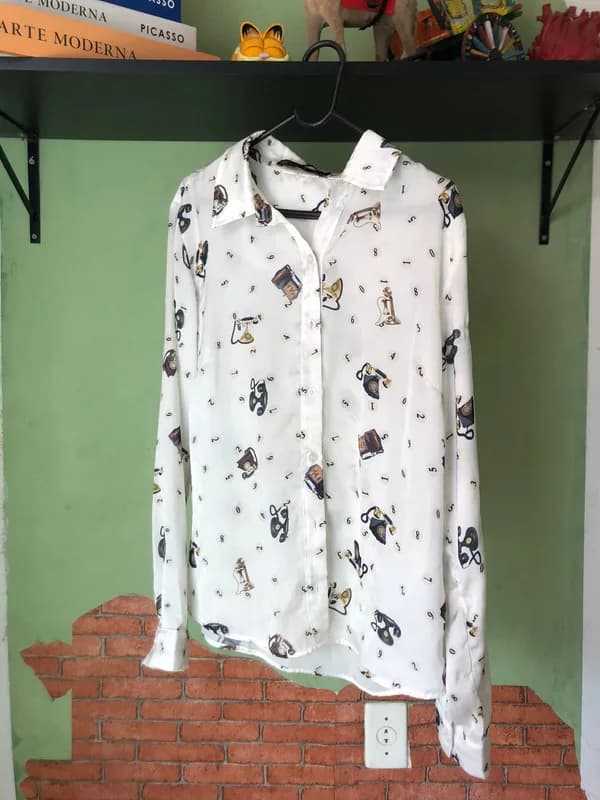 ♡ Camisa telefone - foto 1