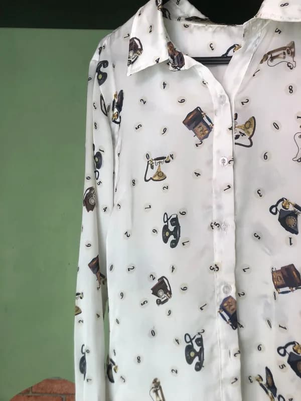 ♡ Camisa telefone - foto 2