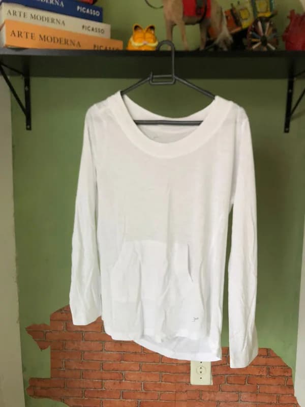 ♡ Blusa branca academia