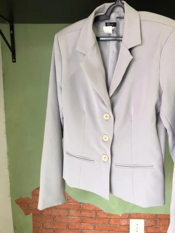 ♡ Blazer cinza claro - foto 2