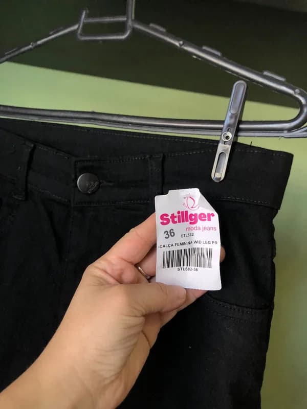 ♡ Calça preta wide leg - foto 2