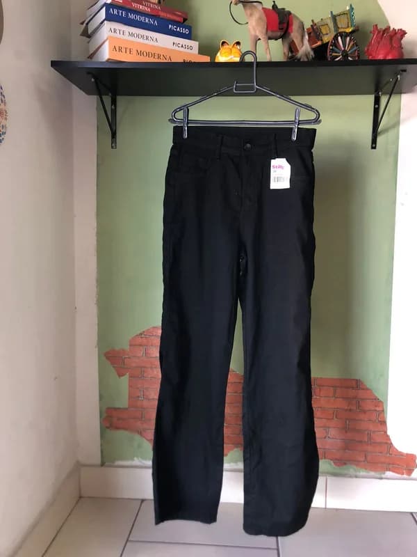 ♡ Calça preta wide leg - foto 1