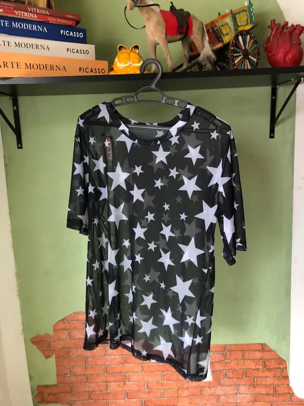 ♡ Blusa estrela em tule - foto 1