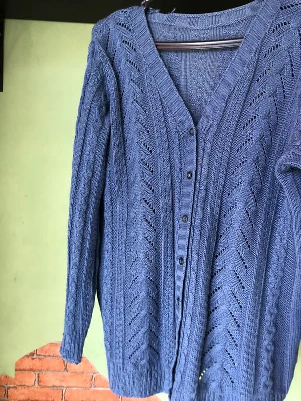 ♡ Cardigan azul - foto 2