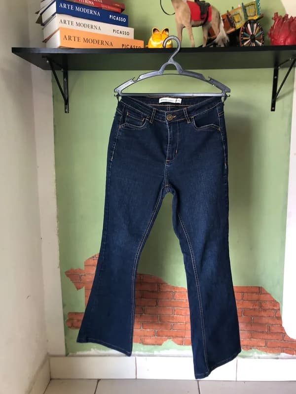 ♡ Calça jeans flare