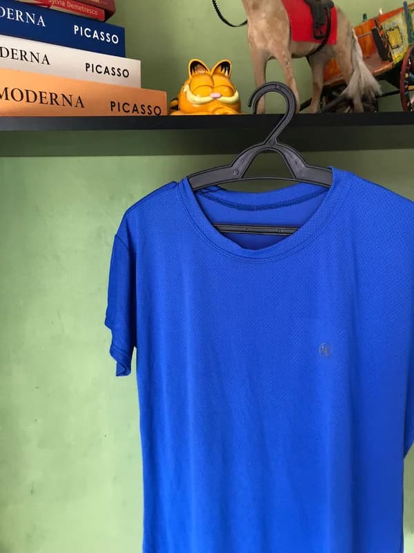♡ Blusa azul de academia