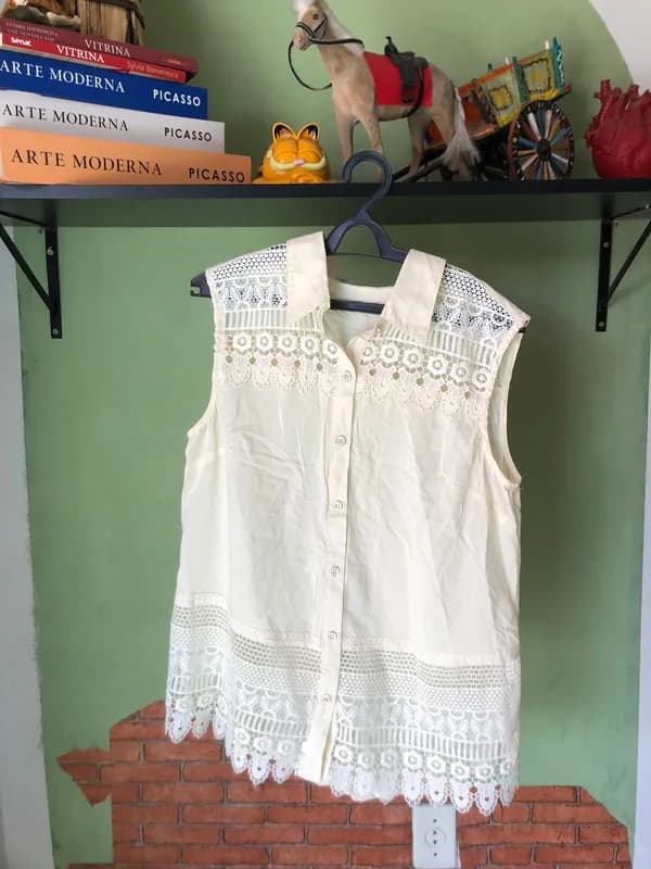 ♡ Regata rendada off white