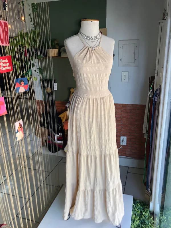 ♡ Vestido ocre