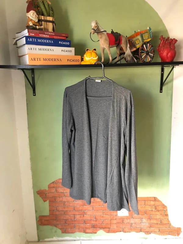 ♡ Cardigan cinza