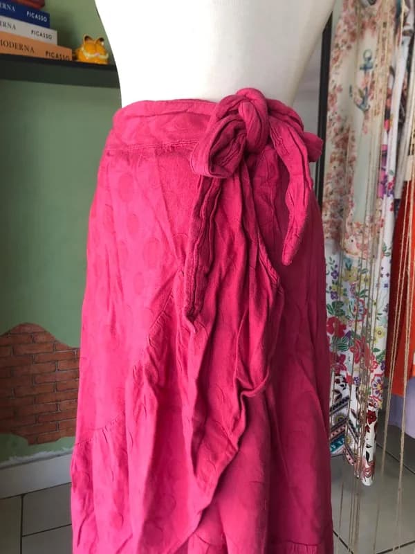 ♡ Saia rosa envelope - foto 3
