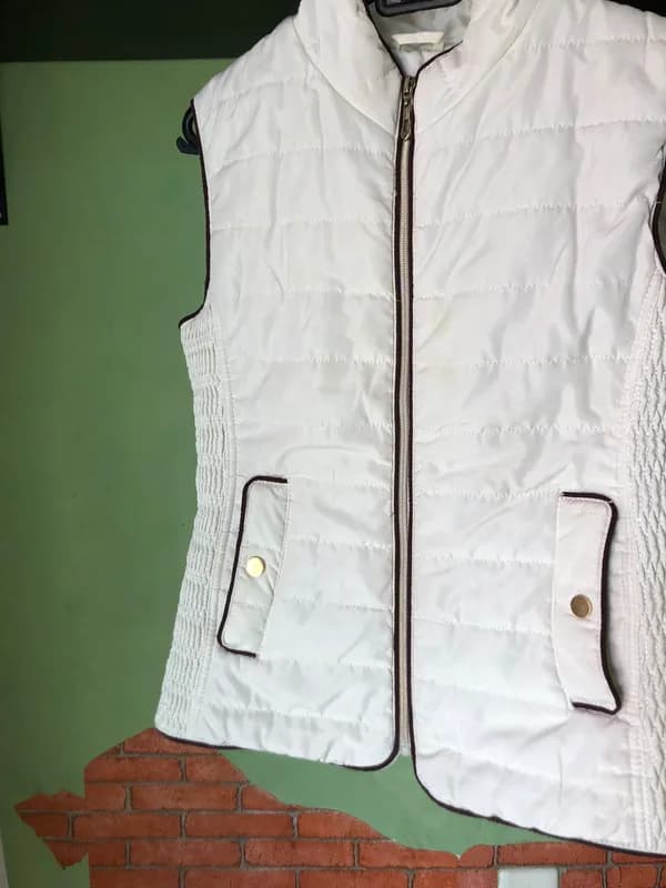 ♡ Colete puffer branco