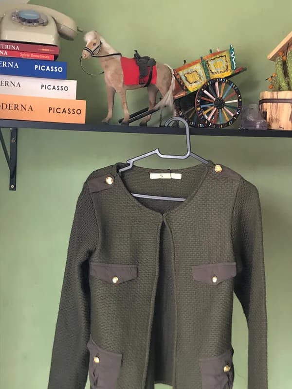 ♡ Casaco verde militar - thumb 3