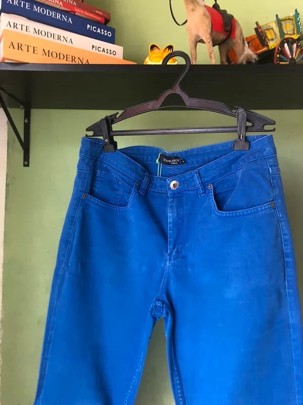 ♡ Calça azul Lelis Blanc