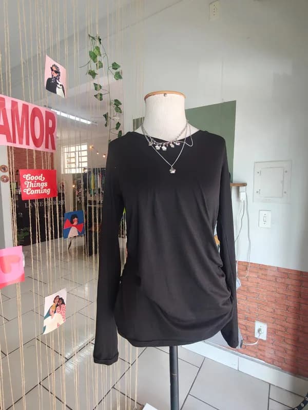 ♡ Blusa preta de frio - thumb 1