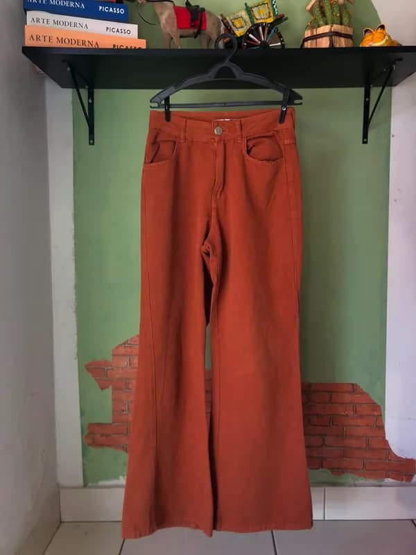 ♡ Calça jeans terracota - thumb 1