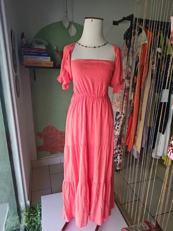 ♡ Vestido coral