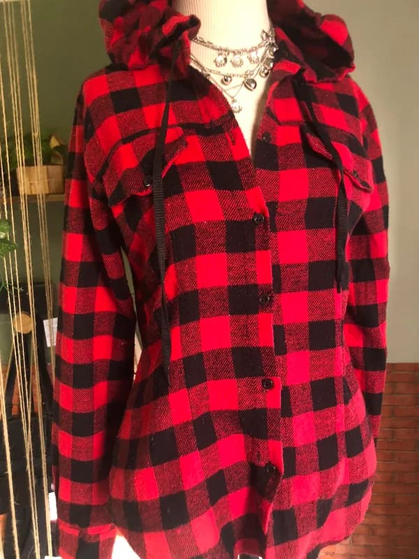 ♡ Camisa flanelada xadrez - foto 3