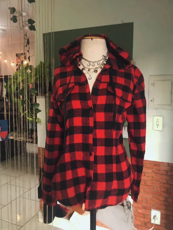 ♡ Camisa flanelada xadrez - foto 1